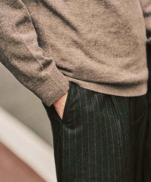 417 EDIFICE（フォーワンセブンエディフィス）の「追加【WOOSTEDLIKE】ワイドイージースラックス（スラックス・メンズ・ブラック/チャコールグレー/ブラック系その他/ブラウン・SMALL/LARGE/MEDIUM）」の16枚目の写真