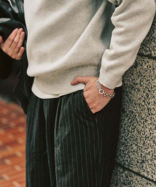 417 EDIFICE（フォーワンセブンエディフィス）の「追加【WOOSTEDLIKE】ワイドイージースラックス（スラックス・メンズ・ブラック/チャコールグレー/ブラック系その他/ブラウン・SMALL/LARGE/MEDIUM）」の21枚目の写真