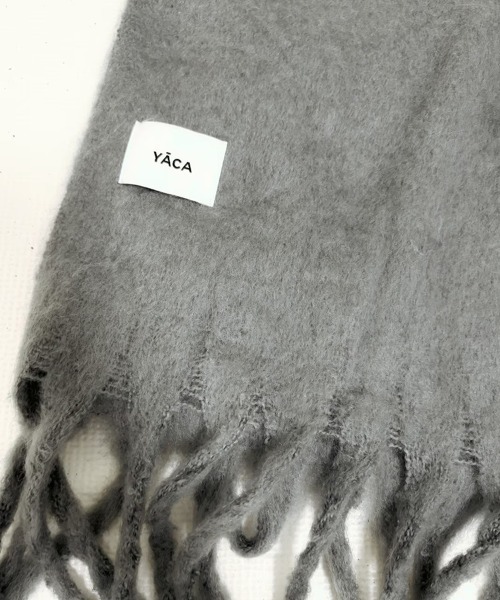 YACA（ヤーカ）の「Volume Muffler/ボリュームマフラー（マフラー・レディース・ブラック/グレー・FREE）」の8枚目の写真