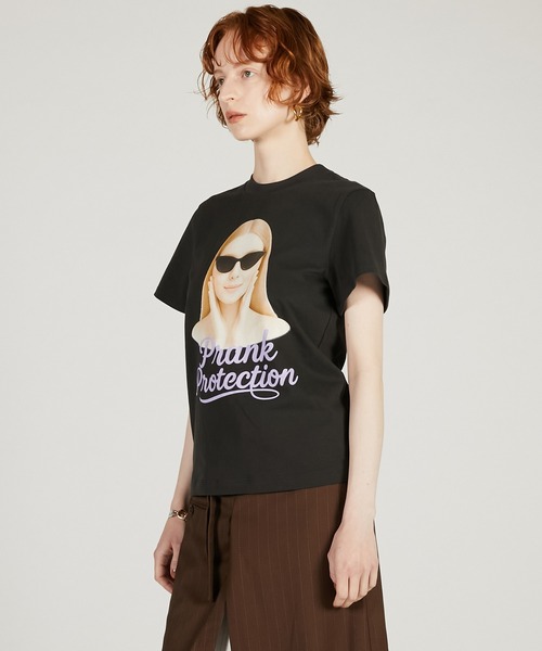 PRANK PROJECT（プランクプロジェクト）の「シンプルTシャツ / Aesthetic Tee（Tシャツ/カットソー・レディース・チャコールグレー/ホワイト・FREE）」の9枚目の写真