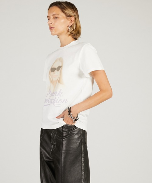 PRANK PROJECT（プランクプロジェクト）の「シンプルTシャツ / Aesthetic Tee（Tシャツ/カットソー・レディース・チャコールグレー/ホワイト・FREE）」の6枚目の写真