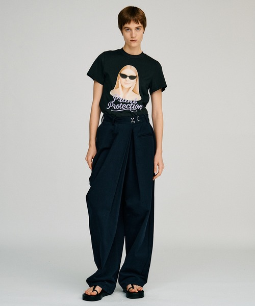 PRANK PROJECT(プランクプロジェクト)の「シンプルTシャツ / Aesthetic Tee(Tシャツ/カットソー・レディース・チャコールグレー/ホワイト・FREE)」の17枚目の写真