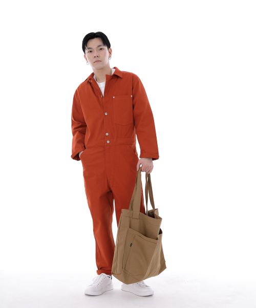 SAINTCREW(セントクルー)の「シティボーイボタンジャンプスーツ CBB-507 ブリック(つなぎ/オールインワン・メンズ・その他・MEDIUM/LARGE/X-LARGE)」の2枚目の写真