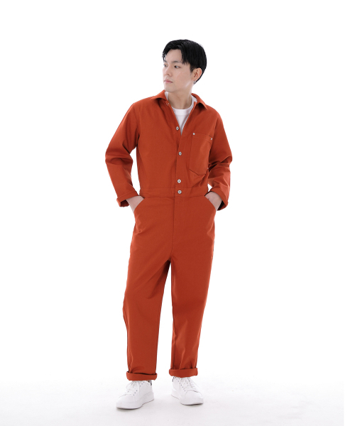 SAINTCREW(セントクルー)の「シティボーイボタンジャンプスーツ CBB-507 ブリック(つなぎ/オールインワン・メンズ・その他・MEDIUM/LARGE/X-LARGE)」の4枚目の写真