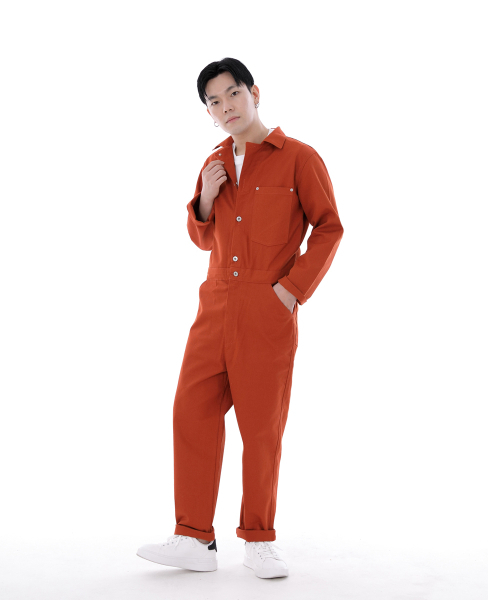 SAINTCREW(セントクルー)の「シティボーイボタンジャンプスーツ CBB-507 ブリック(つなぎ/オールインワン・メンズ・その他・MEDIUM/LARGE/X-LARGE)」の5枚目の写真