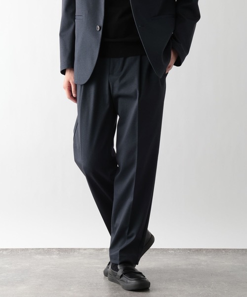 GLOBAL WORK（グローバルワーク）の「スマらくイージータックテーパードパンツ/601317（その他パンツ・メンズ・ネイビー/チャコールグレー/ネイビー系9・SMALL/MEDIUM/LARGE/X-LARGE）」の2枚目の写真