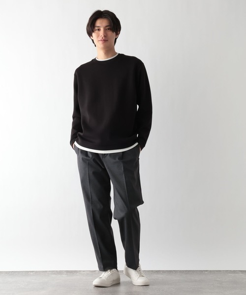 GLOBAL WORK（グローバルワーク）の「スマらくイージータックテーパードパンツ/601317（その他パンツ・メンズ・ネイビー/チャコールグレー/ネイビー系9・SMALL/MEDIUM/LARGE/X-LARGE）」の15枚目の写真