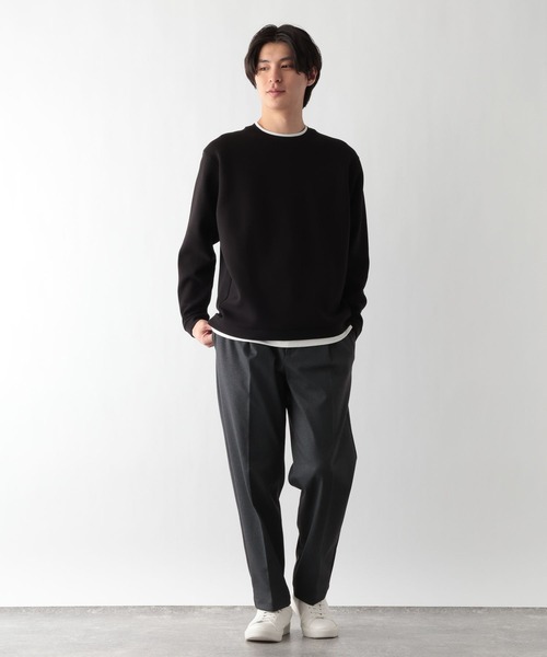 GLOBAL WORK（グローバルワーク）の「スマらくイージータックテーパードパンツ/601317（その他パンツ・メンズ・ネイビー/チャコールグレー/ネイビー系9・SMALL/MEDIUM/LARGE/X-LARGE）」の16枚目の写真