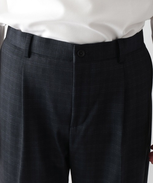 GLOBAL WORK（グローバルワーク）の「スマらくイージータックテーパードパンツ/601317（その他パンツ・メンズ・ネイビー/チャコールグレー/ネイビー系9・SMALL/MEDIUM/LARGE/X-LARGE）」の5枚目の写真