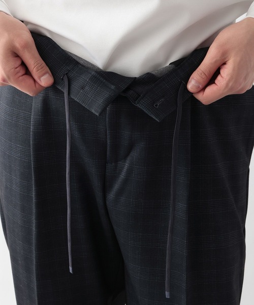 GLOBAL WORK（グローバルワーク）の「スマらくイージータックテーパードパンツ/601317（その他パンツ・メンズ・ネイビー/チャコールグレー/ネイビー系9・SMALL/MEDIUM/LARGE/X-LARGE）」の8枚目の写真