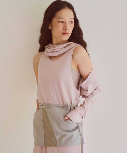 CHAMASPORTSLAB（チャマ スポーツラボ）の「CSL_Hanji One Piece_Gray  LIlac（ワンピース・レディース・その他・FREE）」の3枚目の写真