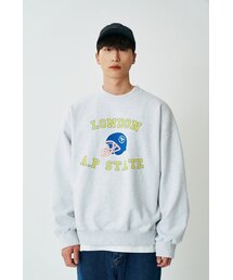 AGENT PEEK（エージェントピーク）の「AP COLLEGE SWEATSHIRT_1% MELANGE GRAY（スウェット）」
