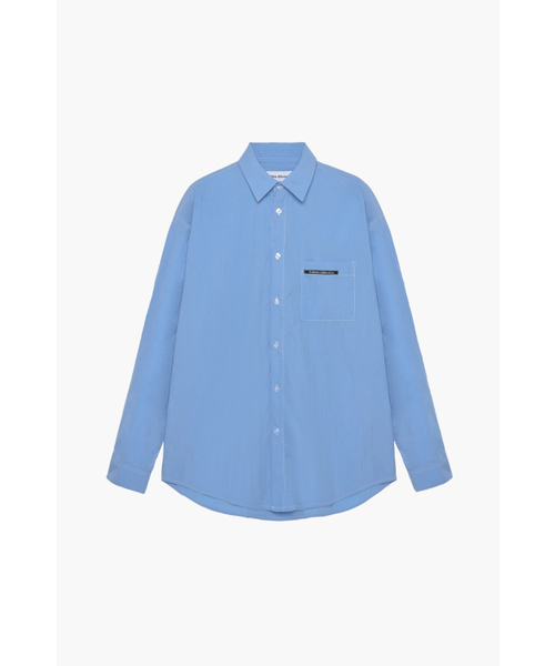 SELFISHAFFECTION(セルフィッシュ アフェクション)の「Contrast Stitch Oversized Shirt (Blue)(シャツ/ブラウス・メンズ・その他・MEDIUM/LARGE)」の7枚目の写真