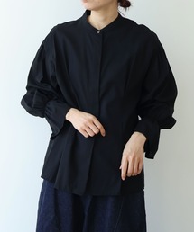 ●cotton gather sleeves ブラウス