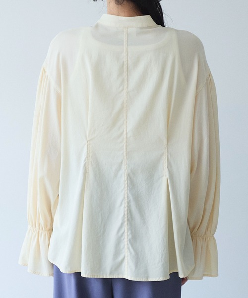 yuni（ユニ　）の「●cotton gather sleeves ブラウス（シャツ/ブラウス・レディース・イエロー/サックスブルー/ブラック・FREE）」の20枚目の写真