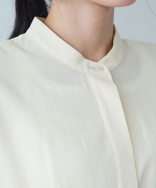 yuni（ユニ　）の「●cotton gather sleeves ブラウス（シャツ/ブラウス・レディース・イエロー/サックスブルー/ブラック・FREE）」の21枚目の写真