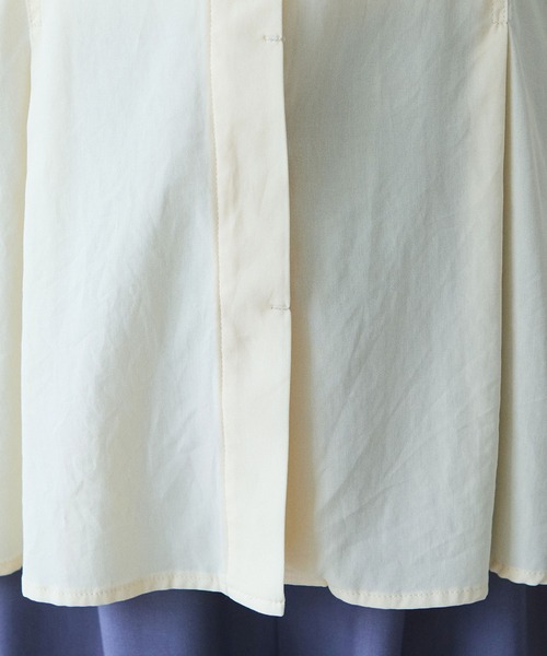 yuni（ユニ　）の「●cotton gather sleeves ブラウス（シャツ/ブラウス・レディース・イエロー/サックスブルー/ブラック・FREE）」の6枚目の写真