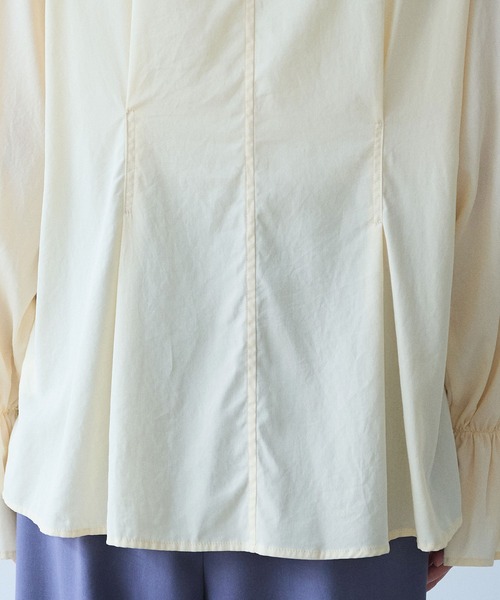 yuni（ユニ　）の「●cotton gather sleeves ブラウス（シャツ/ブラウス・レディース・イエロー/サックスブルー/ブラック・FREE）」の8枚目の写真