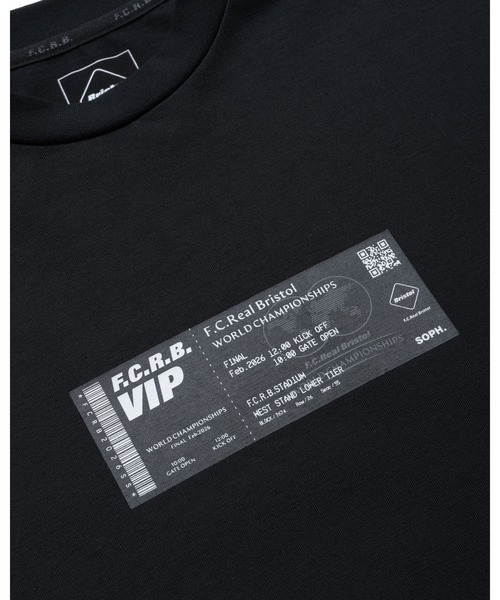 F.C.Real Bristol（エフシーレアルブリストル）の「TICKET TEE（Tシャツ/カットソー・メンズ・ホワイト/ブラック・SMALL/MEDIUM/LARGE/X-LARGE/XX-LARGE）」の5枚目の写真