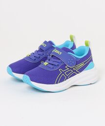 ASICS（アシックス）の「ASICS KIDS LAZERBEAM アシックス レーザービーム MP-MG-PS キッズスニーカー 子供靴 運動会 1本ベルト シューズ 1154A221 401 ネイビーブルー/ライトブルー（スニーカー）」