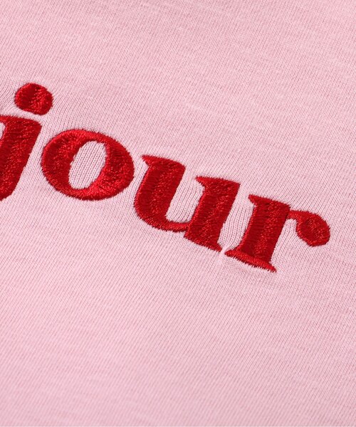 apres les cours（アプレレクール）の「バルーンドッキングロゴトレーナー_ジュニア対応（スウェット・キッズ・ピンク/アイボリー/サックスブルー・80/90/100/110/120/130/140）」の17枚目の写真