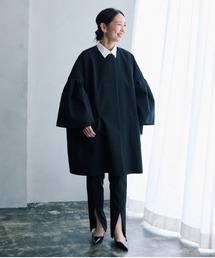 LE PHIL（ルフィル）の「◆T/Cトリプルクロスコート（ノーカラーコート）」