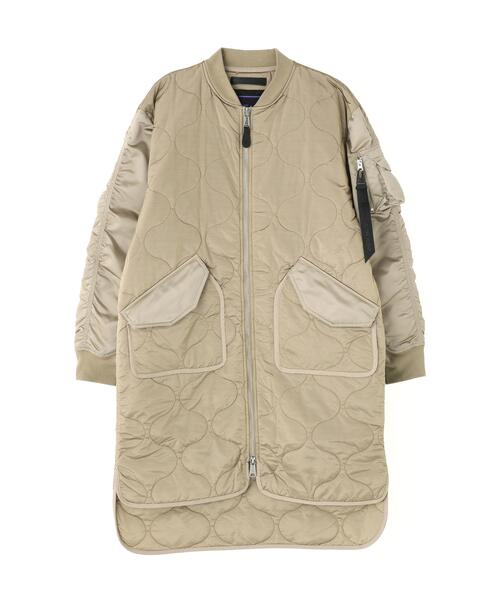 Alpha Industries(アルファインダストリーズ)の「Alpha Industries/アルファインダストリーズ/ALS COAT UVCold WEATHER JACKET/エーエルエス コート ウェザー ジャケット(その他アウター・メンズ・ブラック/その他10/カーキ・M/S/L)」の2枚目の写真