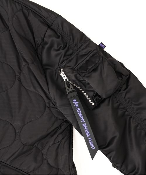 Alpha Industries（アルファインダストリーズ）の「Alpha Industries/アルファインダストリーズ/ALS COAT UVCold WEATHER JACKET/エーエルエス コート ウェザー ジャケット（その他アウター・メンズ・ブラック/その他10/カーキ・M/S/L）」の7枚目の写真