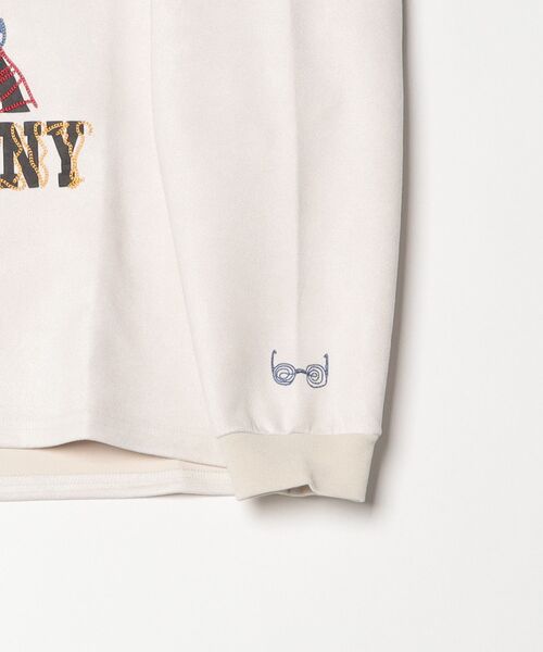 ATELANE（アテレーン）の「ATELANE / スウェードポンチ/アソート/刺繍デザイン/ロングスリーブ（Tシャツ/カットソー・メンズ・ベージュ/ブラック系その他2/ブラック/ブルー/ホワイト系その他2/ブラック系その他/グレー/ホワイト系その他/アイボリー・LARGE/X-LARGE/MEDIUM）」の22枚目の写真