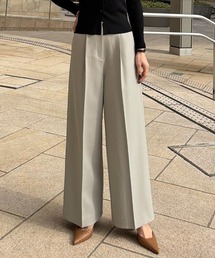 JENNE（ジェンヌ）の「ワイド美脚パンツ（防シワ・UVカット機能生地）（その他パンツ）」