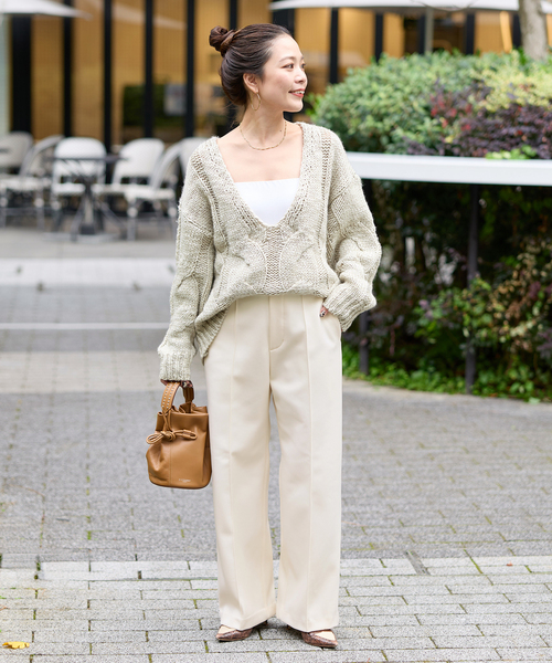 B.C STOCK（ベーセーストック）の「ウォッシャブル / ウォームタッチボンディングパンツ（その他パンツ・レディース・ブラック/ネイビー/ホワイト・SMALL/MEDIUM）」の11枚目の写真