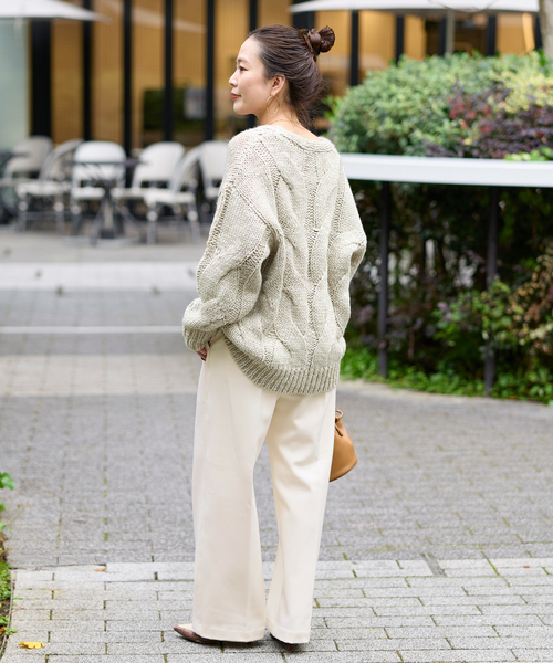 B.C STOCK（ベーセーストック）の「ウォッシャブル / ウォームタッチボンディングパンツ（その他パンツ・レディース・ブラック/ネイビー/ホワイト・SMALL/MEDIUM）」の13枚目の写真