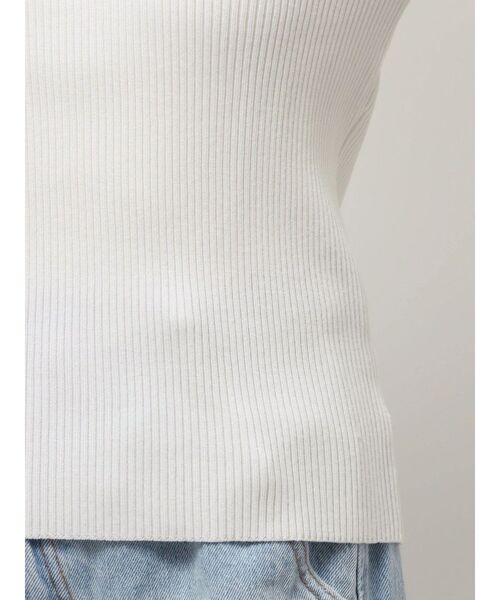 LAGUNAMOON（ラグナムーン）の「シアーパターンカフスリブニットプルオーバー（ニット/セーター・レディース・ブラック/ラベンダー/ホワイト・FREE）」の20枚目の写真