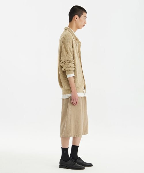 YOUTH(ユース)の「Knit Collar Cardigan - Sand Brown(カーディガン/ボレロ・レディース・その他・M/L)」の3枚目の写真