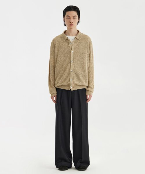 YOUTH(ユース)の「Knit Collar Cardigan - Sand Brown(カーディガン/ボレロ・レディース・その他・M/L)」の9枚目の写真