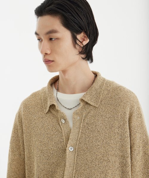 YOUTH(ユース)の「Knit Collar Cardigan - Sand Brown(カーディガン/ボレロ・レディース・その他・M/L)」の12枚目の写真