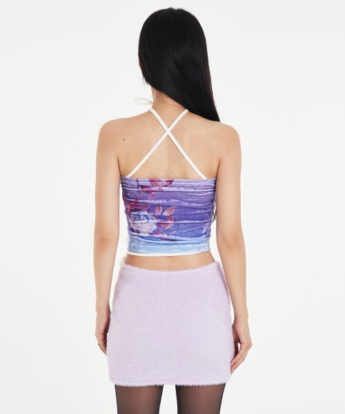 ASSAY(アッセイ)の「VELVET STRING TUBE TOP ROSE (PURPLE)(Tシャツ/カットソー・レディース・その他・FREE)」の3枚目の写真