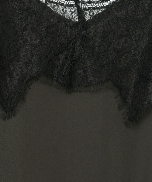 BAYFLOW（ベイフロー）の「[トレンドアイテム]スリップドレス（ワンピース・レディース・アイボリー/チャコール・FREE）」の8枚目の写真