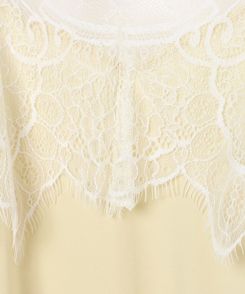 BAYFLOW（ベイフロー）の「[トレンドアイテム]スリップドレス（ワンピース・レディース・アイボリー/チャコール・FREE）」の9枚目の写真