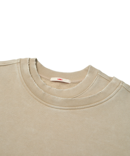 MMIC(エムエムアイシー)の「DUAL SWEATSHIRT (BEIGE)(スウェット・メンズ・その他・M/L/XL)」の2枚目の写真