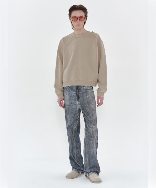 MMIC(エムエムアイシー)の「DUAL SWEATSHIRT (BEIGE)(スウェット・メンズ・その他・M/L/XL)」の7枚目の写真