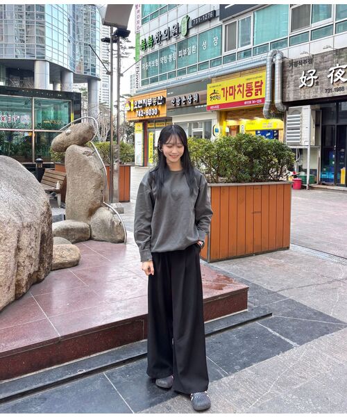 EASTGATE(イーストゲート)の「ピグメントコンパクトスウェットシャツチャコール(スウェット・レディース・その他・LARGE/X-LARGE/SMALL/MEDIUM)」の11枚目の写真