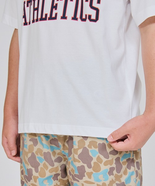 Champion（チャンピオン）の「【Champion/チャンピオン】キッズ ショートスリーブTシャツ（Tシャツ/カットソー・キッズ・グリーン系その他2/ネイビー/ホワイト/オートミール・120/110/100/160/150/140/130）」の6枚目の写真