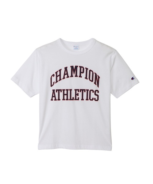 Champion（チャンピオン）の「【Champion/チャンピオン】キッズ ショートスリーブTシャツ（Tシャツ/カットソー・キッズ・グリーン系その他2/ネイビー/ホワイト/オートミール・120/110/100/160/150/140/130）」の11枚目の写真