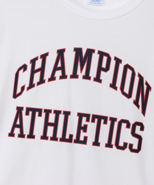 Champion（チャンピオン）の「【Champion/チャンピオン】キッズ ショートスリーブTシャツ（Tシャツ/カットソー・キッズ・グリーン系その他2/ネイビー/ホワイト/オートミール・120/110/100/160/150/140/130）」の12枚目の写真