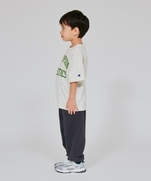 Champion（チャンピオン）の「【Champion/チャンピオン】キッズ ショートスリーブTシャツ（Tシャツ/カットソー・キッズ・グリーン系その他2/ネイビー/ホワイト/オートミール・120/110/100/160/150/140/130）」の19枚目の写真