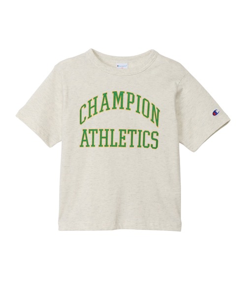 Champion（チャンピオン）の「【Champion/チャンピオン】キッズ ショートスリーブTシャツ（Tシャツ/カットソー・キッズ・グリーン系その他2/ネイビー/ホワイト/オートミール・120/110/100/160/150/140/130）」の21枚目の写真
