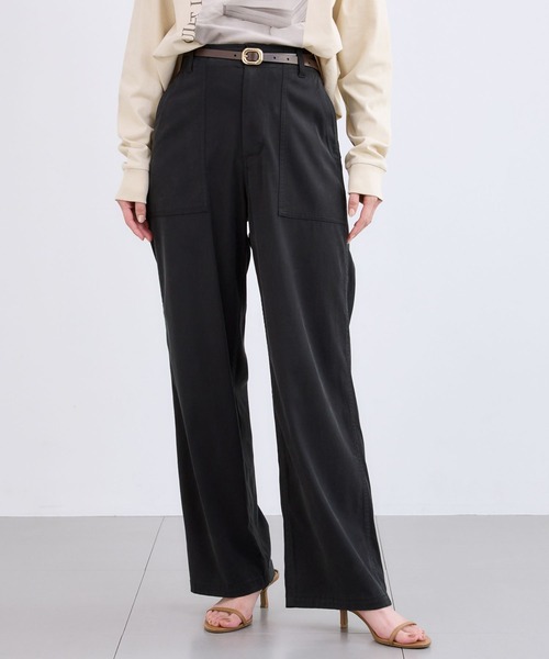 BARNYARDSTORM（バンヤードストーム）の「BARNYARDSTORM / キレイメワークストレートパンツ（その他パンツ・レディース・カーキ/ブラック・M/S/L）」の7枚目の写真