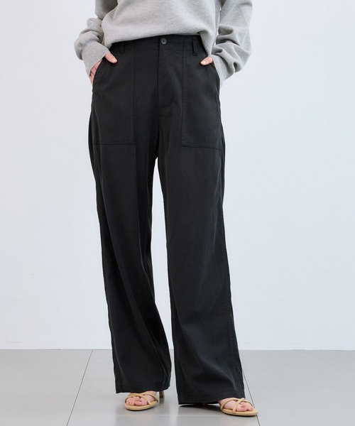 BARNYARDSTORM（バンヤードストーム）の「BARNYARDSTORM / キレイメワークストレートパンツ（その他パンツ・レディース・カーキ/ブラック・M/S/L）」の8枚目の写真