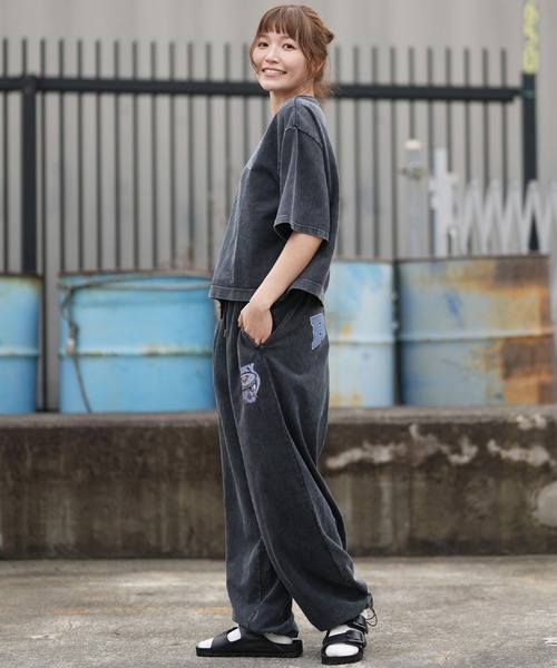ROXY(ロキシー)の「ROXY/ロキシー ROXY ウィメンズ ロンパン 別注 WAVE CLUB PANTS RPT261647M(その他パンツ・レディース・ブラック/ホワイト/オレンジ・S/M)」の17枚目の写真